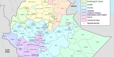Hawassa Etiópia mapu