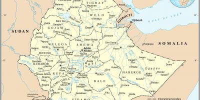 Etiópia mapovanie agentúra